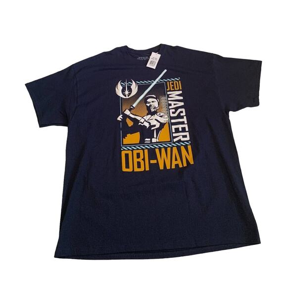 Star Wars The Clone Wars Men's Size 2XL Jedi Master Obi-Wan Kenobi T-Shirt New - Picture 12 of 12